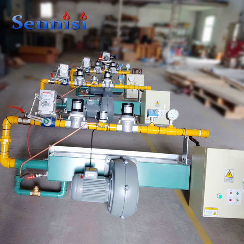 heating and control system for powder coat oven burner