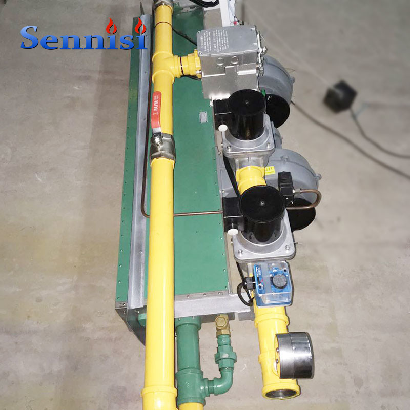 heating and control system for powder coat oven burner